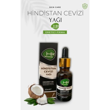 HK REMEDY DOĞAL HİNDİSTAN CEVİZİ YAĞI 20ML