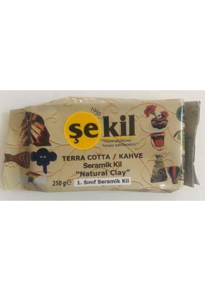 Seramik Hamuru 250GR Kahve