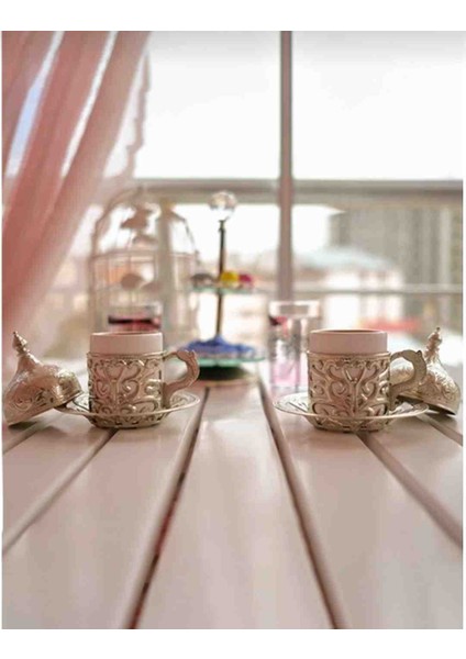 2 x Gümüs Renk Kahve Fincani Espresso Kahve Fincani fiyatları