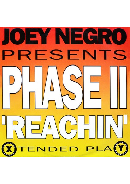 Joey Negro Presents Phase Iı – Reachin' House  Tarz Plak Alithestereo