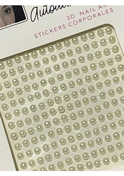 Saç Taşı Aksesuar Incili ve Pırlantalı Euphoria Saç Sticker Saç Süsü Vücut Yüz ve Saç Taşı 200 Adet