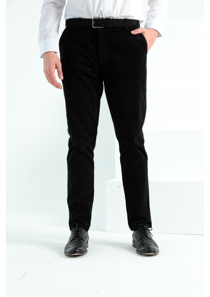 Erkek Slimfit Kadife Pantolon modelleri