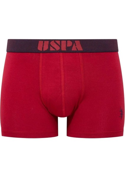 80521 Erkek Pamuklu 3'lü Boxer-Bordo-lacivert-antrasit fırsatları