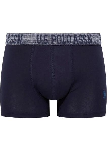 80503 Erkek Pamuklu 3'lü Boxer-Indigo-lacivert-baskılı fırsatları