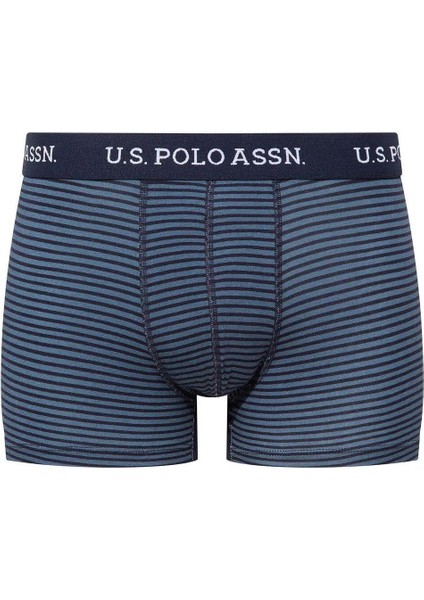80515 Erkek Pamuklu 3'lü Boxer-Indigo-lacivert-baskılı fırsatları