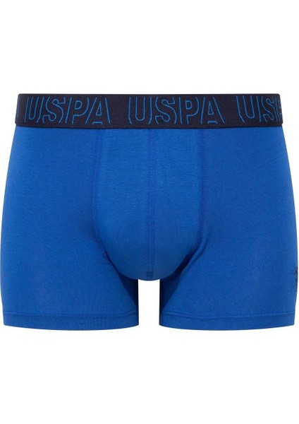 80518 Erkek Pamuklu 3'lü Boxer-Saks-antrasit-siyah