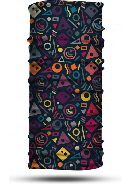 Ateş Desenli Boyunluk Buff Baf Bandana Saç Bandı