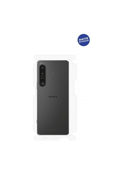 Sony Xperia 1 Vı Mat Arka ve Yan Koruyucu Tpu Film