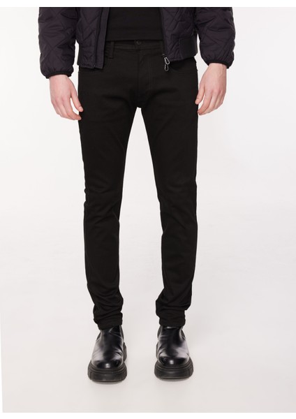 Normal Bel Slim Fit Erkek Denim Pantolon M914Y 098 Black modelleri