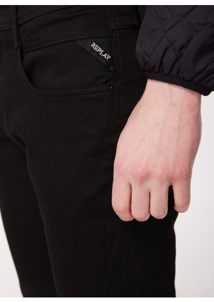 Normal Bel Slim Fit Erkek Denim Pantolon M914Y 098 Black fırsatları