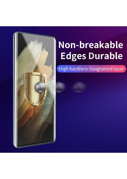 Huawei Mate 20 Pro Kavisli Ekran Koruyucu Nano Polimer Film - Ultra Darbe Emici Etkin Koruma - Ekranı Tam Kaplar