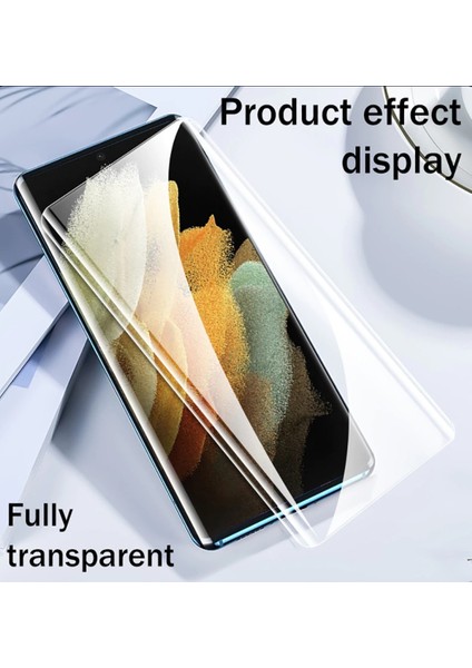 Samsung Galaxy S22 Ekran Koruyucu Nano Polimer Film - Extra Darbe Emici Etkin Koruma - Ekranı Tam Kaplar