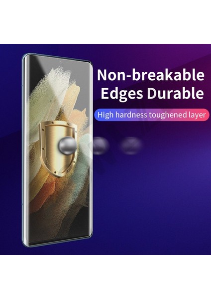 Samsung Galaxy S22 Ekran Koruyucu Nano Polimer Film - Extra Darbe Emici Etkin Koruma - Ekranı Tam Kaplar