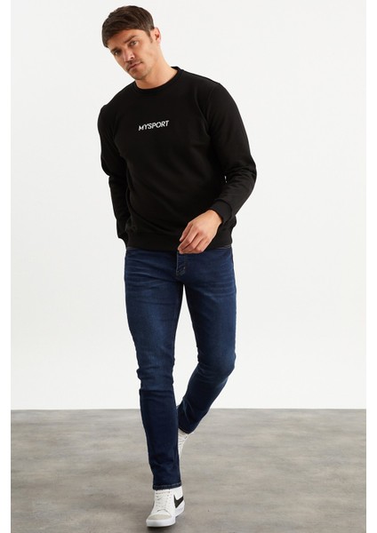 201951 Erkek Bisiklet Yaka Sweatshirt fiyatları