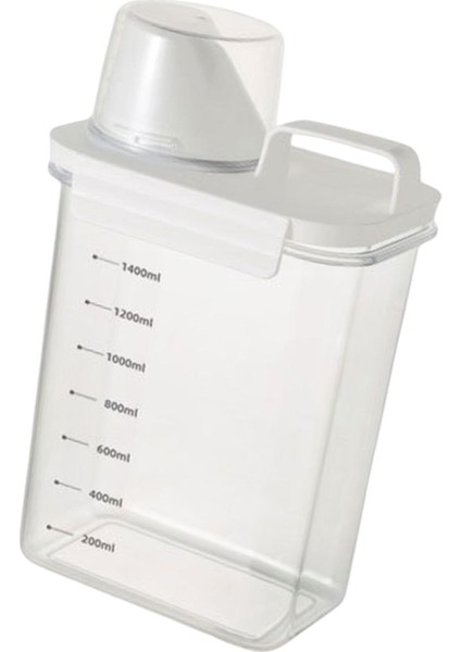 Çamaşırhane Tuval Tuval Tuvalet Mutfak 1800ML Çamaşır Tozu Kapları (Yurt Dışından)