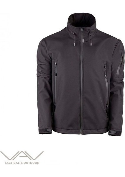 VAV Wear Shellht 04 Softshell Mont  Su Rüzgar Geçirmez Su Itici Gizlenebilir Kapüşon