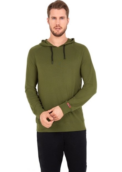 Erkek Termal Sweatshirt 2. Seviye 7468 - Yeşil