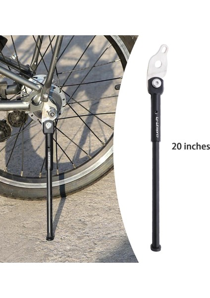 Bisiklet Kickstand 16 Inç Siyah 20IN Için 16 Inç Çocuk Bisikleti Için Uygun Çap Kickstand (Yurt Dışından)