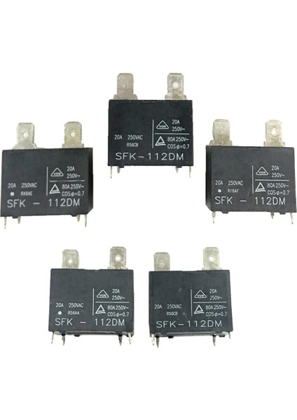 5x SFK-112DM SFK-112 20A 12VDC Dıp-4 4 Pinli Röle Yepyeni Parça Aksesuarı (Yurt Dışından)