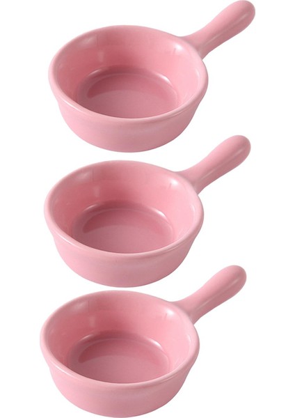 Sos Tabağı Porselen Ketçap Tabağı Baharat Tabağı Soya Sosu Tabağı Daldırma Kaseleri Küçük Pembe (Yurt Dışından)