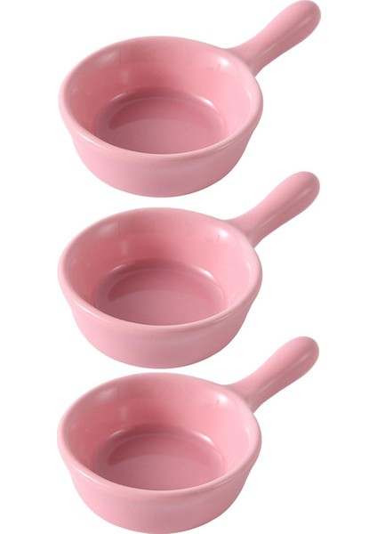 Sos Tabağı Porselen Ketçap Tabağı Baharat Tabağı Soya Sosu Tabağı Daldırma Kaseleri Küçük Pembe (Yurt Dışından)