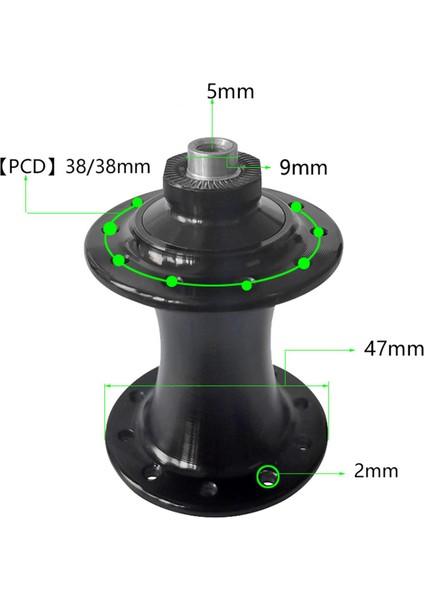 Şap Alaşımlı Katlanır Ö Çift Rulmanlı Yol 74MM V (Yurt Dışından)