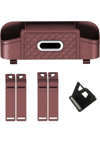 Araba Kafalık Arka Koltuk Organizatör Yaratıcı Asılı Kafalık Arka Koltuk Organizatör Kırmızı (Yurt Dışından)