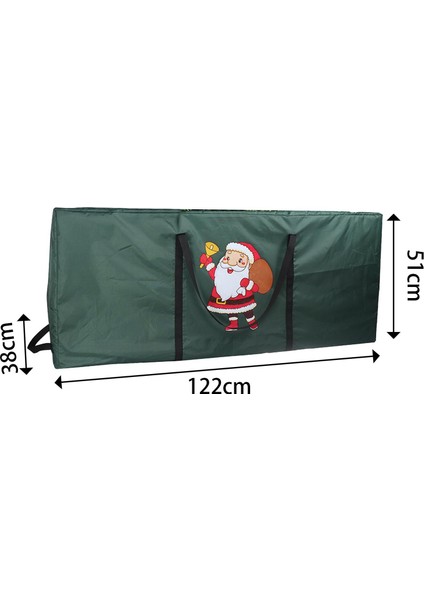 Noel Ağacı Saklama Çantası Tutucu Çelenk Asılı Kolye Parti Malzemeleri Yeşil Noel Baba (Yurt Dışından)