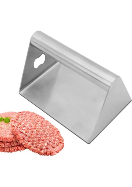 Paslanmaz Çelik Burger Pres Aksesuarları Geniş Sap Pas Yok Yapılmayan Izgara (Yurt Dışından)