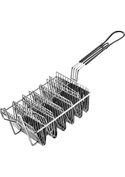 Derin Taco Kızarmış Sepet Stand Sapı Ağır Hizmet 6 (Yurt Dışından) modelleri