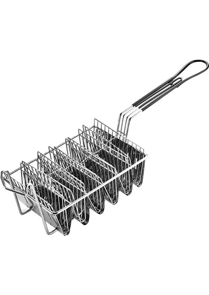 Derin Taco Kızarmış Sepet Stand Sapı Ağır Hizmet 6 (Yurt Dışından) fırsatları