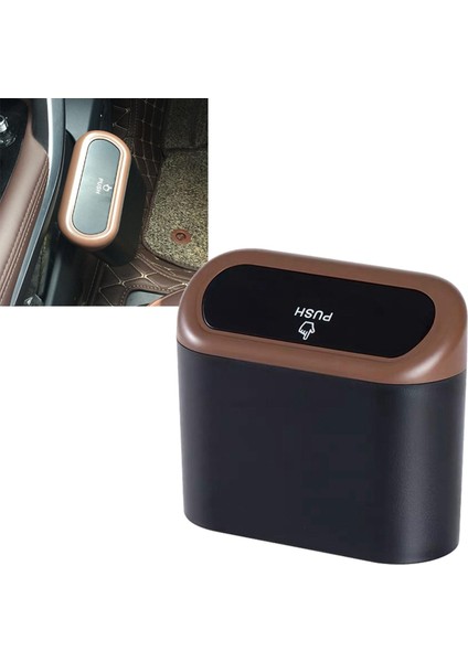 Ofis Kahvesi Için Kapak Araba Kapısı Cebi ile Mini Araba Çöp Kutusu (Yurt Dışından) modelleri