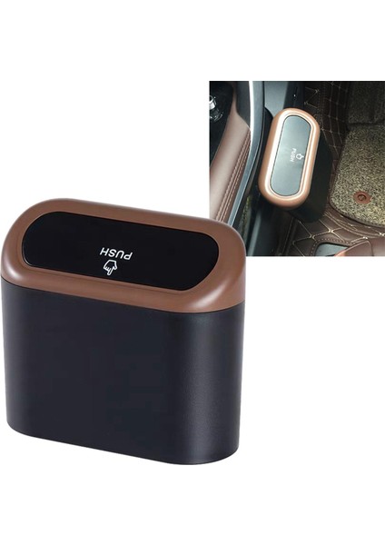 Ofis Kahvesi Için Kapak Araba Kapısı Cebi ile Mini Araba Çöp Kutusu (Yurt Dışından) fırsatları