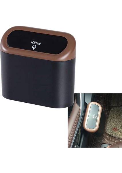 Ofis Kahvesi Için Kapak Araba Kapısı Cebi ile Mini Araba Çöp Kutusu (Yurt Dışından) indirimleri