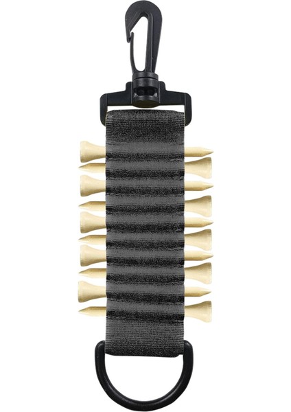 Golf Tee Tutucu Organizatör Golf Tee Taşıyıcı Golf Vuruş Golf Oynamak Için Siyah (Yurt Dışından)