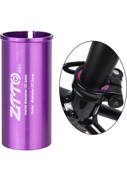 Bmx Dişli Parçaları Için Seatpost Shim 60MM Adaptörü 27,2 Ila 25,4 mm (Yurt Dışından)
