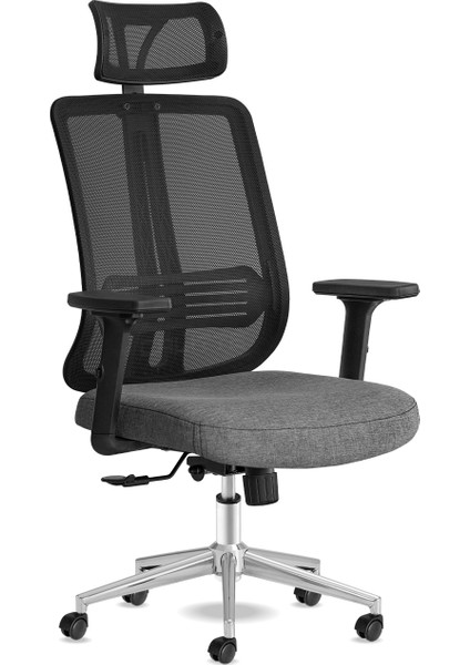 Yönetici Çalışma Koltuğu | Spark Başlıklı | Siyah Krom