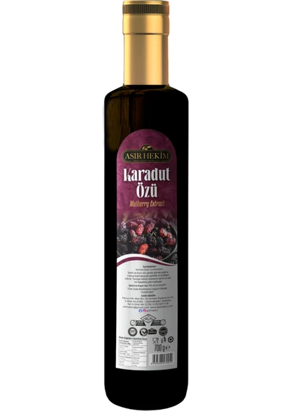 Asır Hekim Karadut Özü (700ML)