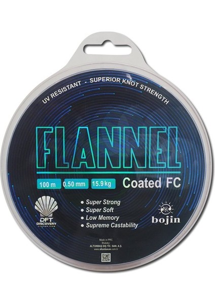 Dft Bojin Flannel FLUOROCARBON100 M 0.50 mm Misina
