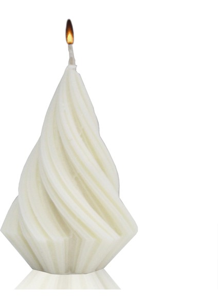Yılbaşı Ağacı Soya Mumu , Dekoratif Mum , El Yapımı
