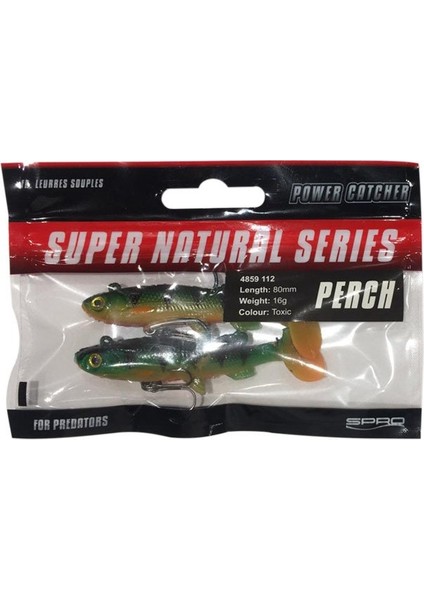 Super Natural Perch Toxic Yumuşak Yem 16G 1/2