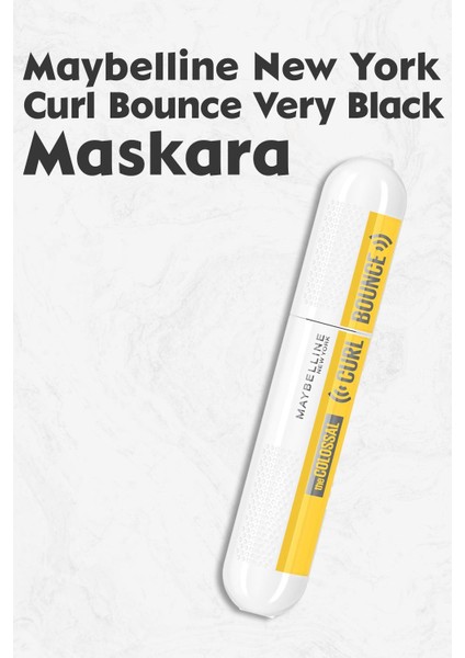 Curl Bounce Very Black Maskara