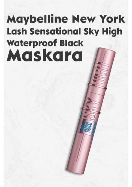 Lash Sensational Sky High Waterproof Siyah Maskara