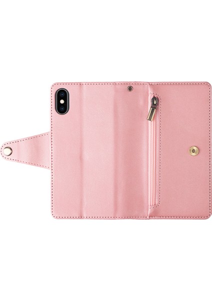 Ile Uyumluiphone Xs Max Mıknatıslı Deri Zip Cüzdan Kart Sahibi (Yurt Dışından) indirimleri