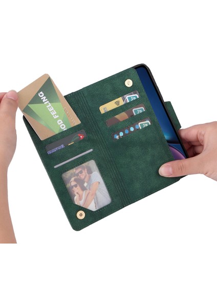 Ile Uyumluiphone Xr Mıknatıslı Deri Zip Cüzdan Kart Sahibi (Yurt Dışından) fiyatları