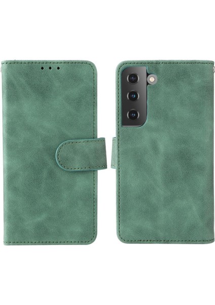 Samsung Galaxy S22 Için Kılıf Tam Koruma Deri Folio Flip Case Kart (Yurt Dışından)