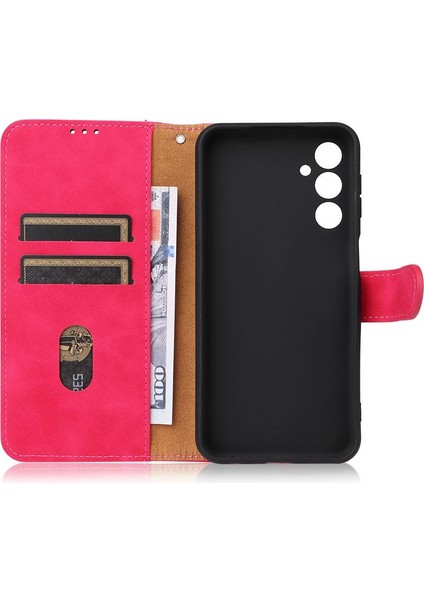 Samsung Galaxy M34 5g Için Kılıf Koruyucu Kapak Deri Folio Flip Case (Yurt Dışından)