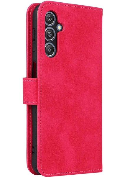 Samsung Galaxy M34 5g Için Kılıf Koruyucu Kapak Deri Folio Flip Case (Yurt Dışından)