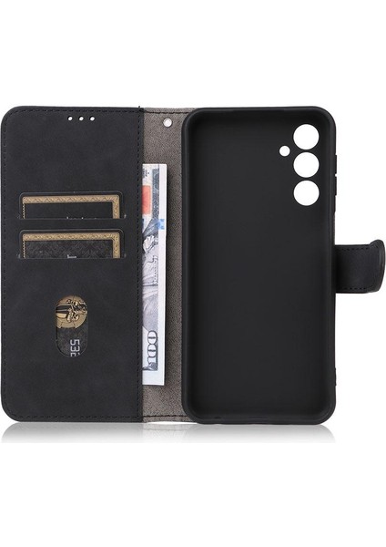 Samsung Galaxy M34 5g Için Kılıf Koruyucu Kapak Deri Folio Flip Case (Yurt Dışından)