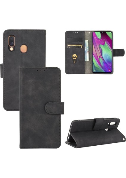 Kart Tutucu Kickstand ile Samsung Galaxy A40 Kart Ekleme Için Kılıf (Yurt Dışından)